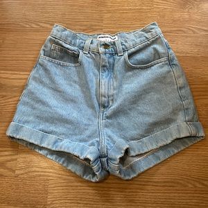 American Apparel denim shorts